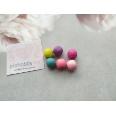 Бусины дерево "Шарики цветные", 1 см